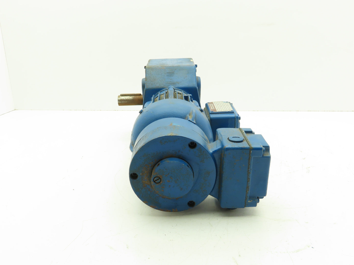 Eberhard Bauer D-7300 Esslinger Gearmotor Brake 480v .8A 98.4:1 Ratio 16.5rpm LH