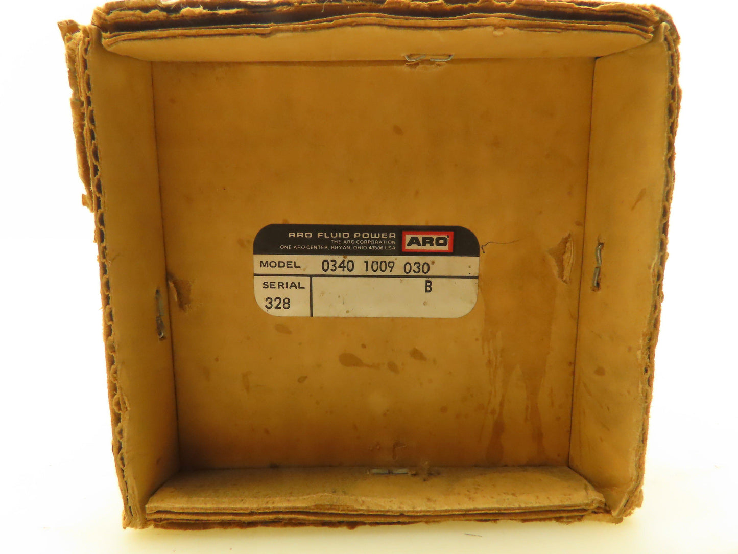 ARO 0340 1009 030 Pneumatic Round Body Air Cylinder 4" Bore 3" Stroke Pivot Mt