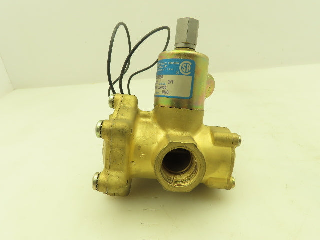 Honeywell Skinner L5LB5150 Solenoid Valve 3-Way NO 120V 10-150 PSI 3/4" NPT
