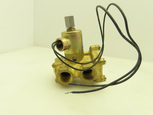 Honeywell Skinner L5LB5150 Solenoid Valve 3-Way NO 120V 10-150 PSI 3/4" NPT