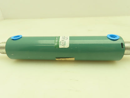 ARO C418 2009 040 Pneumatic Round Air Cylinder 1-1/8" Bore 4" Stroke Double Rod