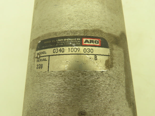 ARO 0340 1009 030 Pneumatic Round Body Air Cylinder 4" Bore 3" Stroke Pivot Mt