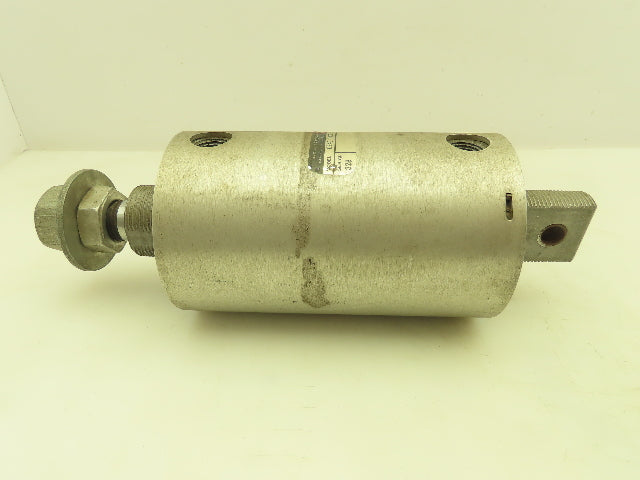 ARO 0340 1009 030 Pneumatic Round Body Air Cylinder 4" Bore 3" Stroke Pivot Mt