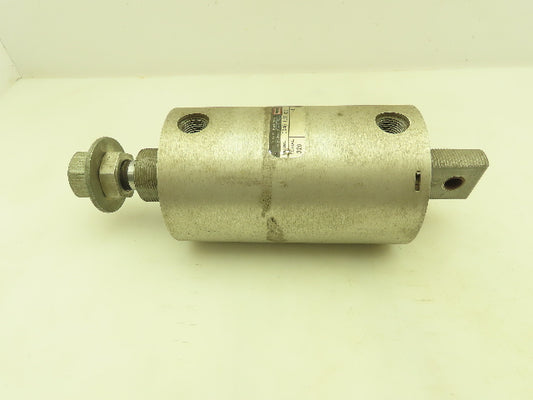 ARO 0340 1009 030 Pneumatic Round Body Air Cylinder 4" Bore 3" Stroke Pivot Mt