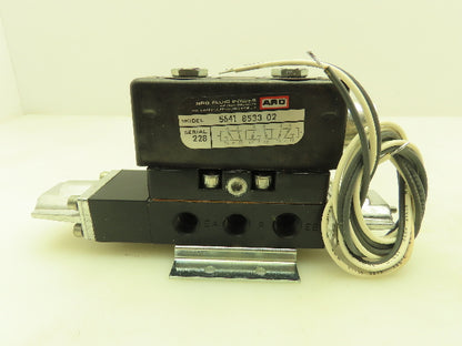 ARO 5461 8533 02 Pneumatic Dual Solenoid Control Valve 5/3 Pos 3/8" 150 PSI 115V