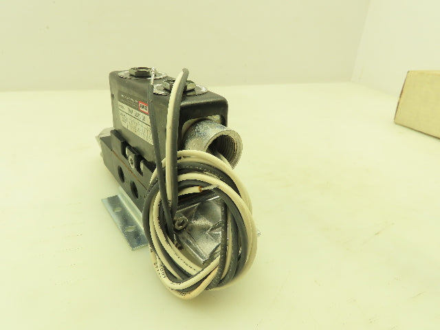 ARO 5461 8533 02 Pneumatic Dual Solenoid Control Valve 5/3 Pos 3/8" 150 PSI 115V