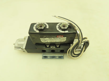 ARO 5461 8533 02 Pneumatic Dual Solenoid Control Valve 5/3 Pos 3/8" 150 PSI 115V
