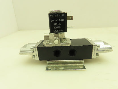 ARO E212SP 024 D Pneumatic Solenoid Control Valve 24VDC 4/2 Pos 1/4" 150 PSI