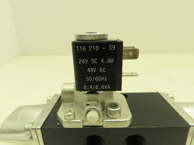 ARO E212SP 024 D Pneumatic Solenoid Control Valve 24VDC 4/2 Pos 1/4" 150 PSI