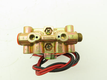 Honeywell Skinner V9LCRNX1 Solenoid Valve 4-Way NC/NO 120V 200 PSI 1/4" NPT