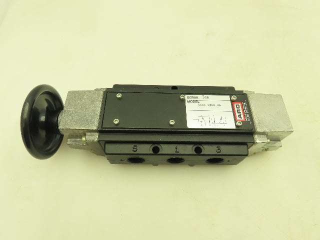 ARO 5541 0200 04 Manual Pneumatic Hand Control Valve 5/2 Pos 4-Way 1/2"
