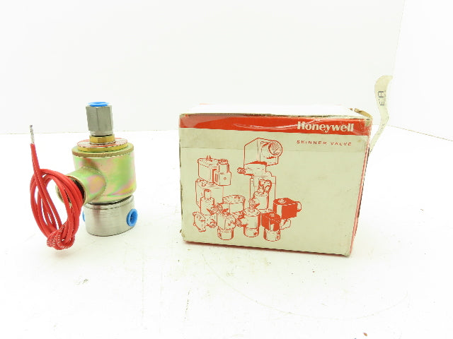 Honeywell Skinner X56LB2200 Solenoid Valve 3-Way NC 24VDC 200 PSI 1/4" NPT