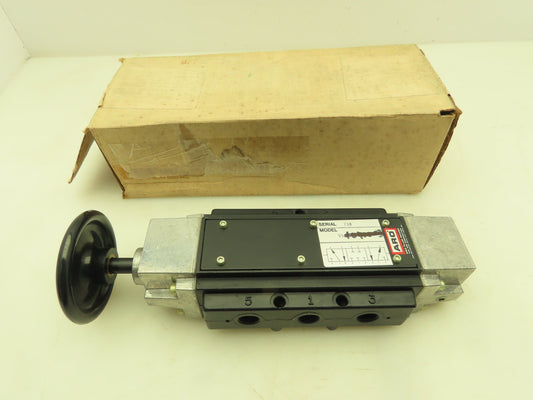 ARO Manual Pneumatic Hand Control Valve 5/2 Pos 4-Way 1/2"