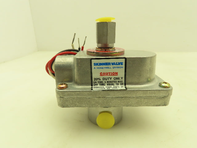 Honeywell Skinner X5RBM53860 Solenoid Valve 3-Way NC 24VDC 75PSI 1/4NPT Latching