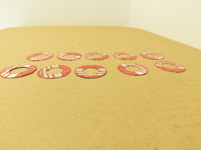 Skinner X5-23-08 Solenoid Valve Name Plate 3/4" ID Red Blank Nameplate Lot of 10