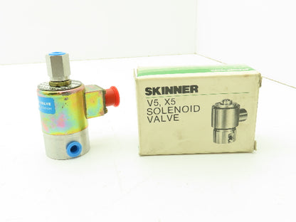 Honeywell Skinner V5C45450 Solenoid Valve 3-Way NO 24VDC 150 PSI 1/8" NPT