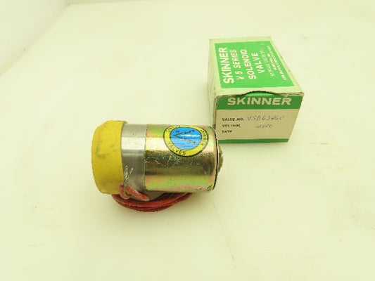 Honeywell Skinner V5D63460 Solenoid Valve 2-Way NC 12VDC 25 PSI 1/4" NPT