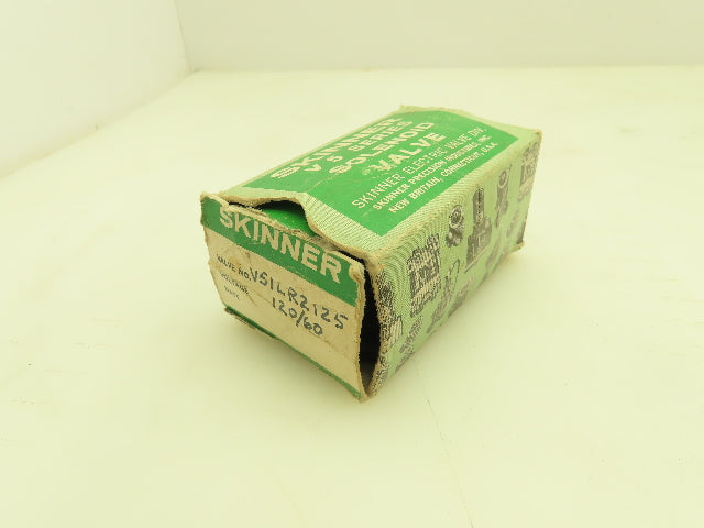 Honeywell Skinner V51LR2125 Solenoid Valve 2-Way NO 120V 125 PSI 1/4" NPT