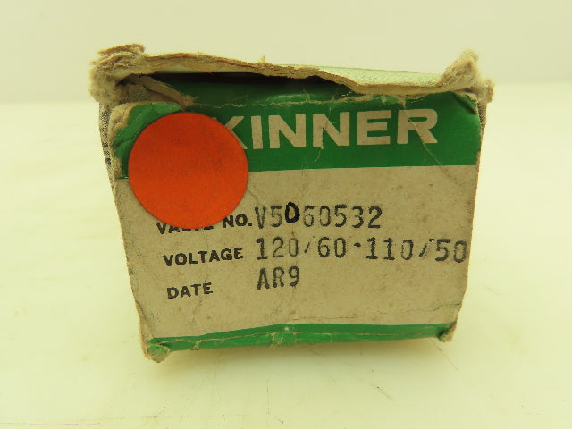 Honeywell Skinner V5D60532 Solenoid Valve 2-Way NC 120V 20 PSI 1/2" NPT