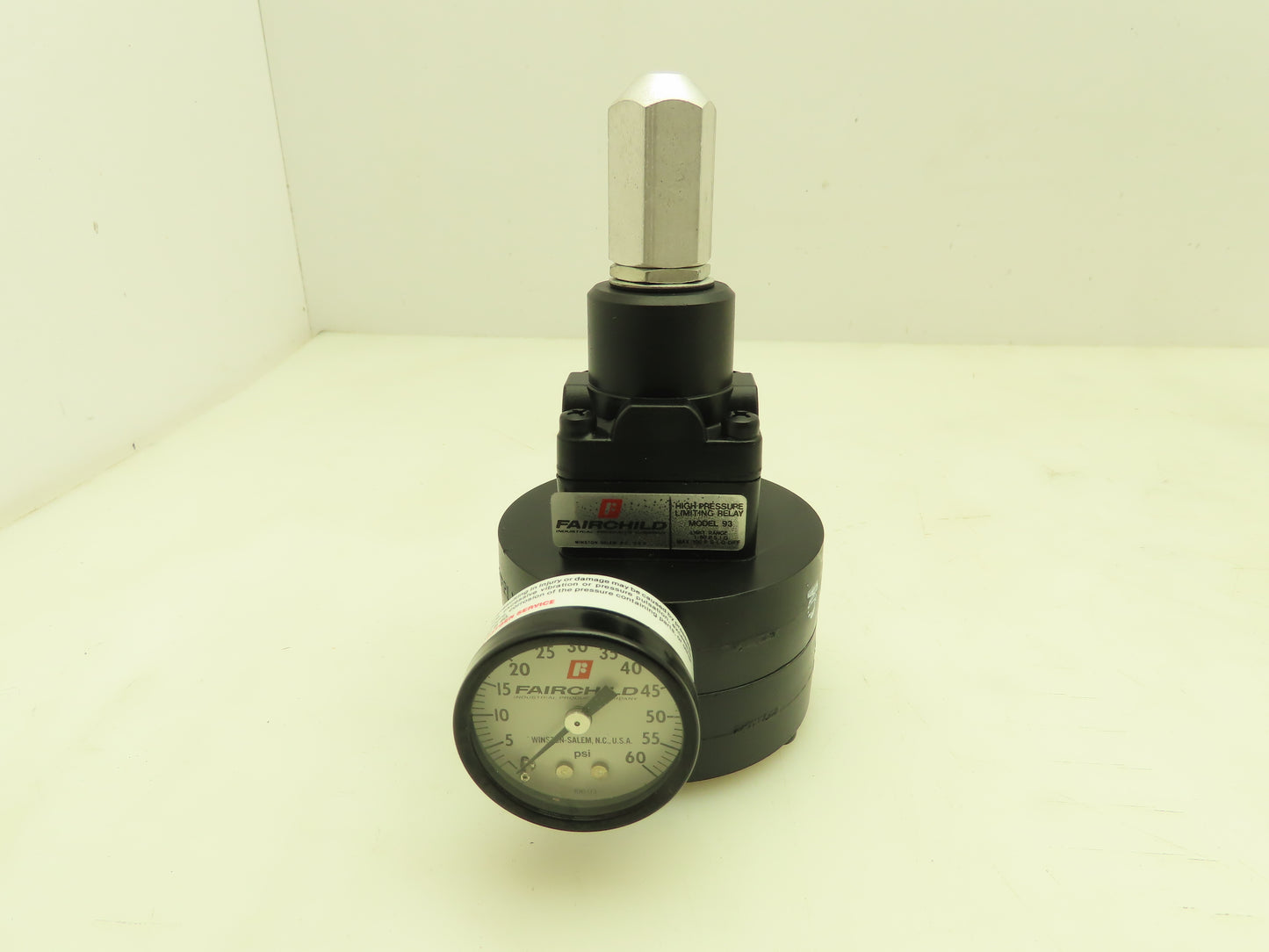 Fairchild 93052 Pneumatic Limiting Relay Valve 1-60 PSI