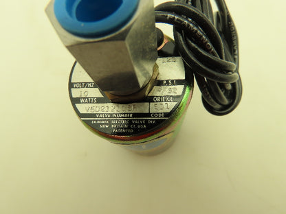 Honeywell Skinner V5D21210 Solenoid Valve 2-Way NO 120V 125 PSI 1/4" NPT