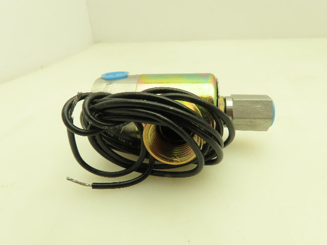 Honeywell Skinner V5D25110 Solenoid Valve 3-Way NC 120V 150PSI 1/4NPT Adjustable
