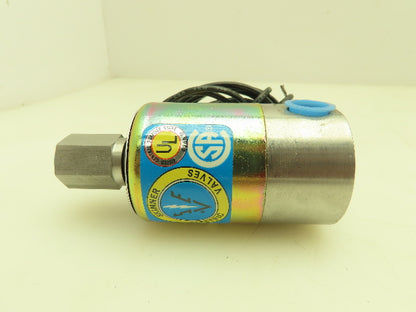 Honeywell Skinner V5D25110 Solenoid Valve 3-Way NC 120V 150PSI 1/4NPT Adjustable