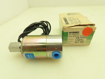 Honeywell Skinner V5L56020 Solenoid Valve 3-Way NO 120VDC 75 PSI 1/8" NPT