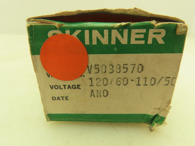 Honeywell Skinner V5D38570 Solenoid Valve 3-Way NC 120V 75 PSI 1/4" NPT