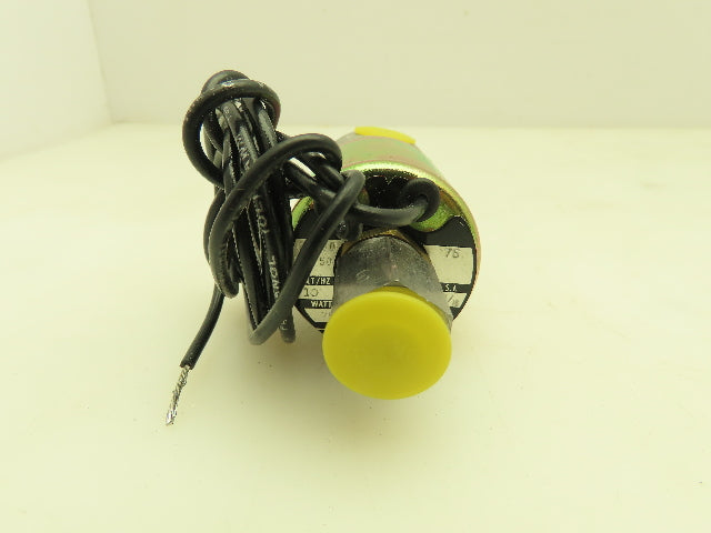 Honeywell Skinner V5D38570 Solenoid Valve 3-Way NC 120V 75 PSI 1/4" NPT
