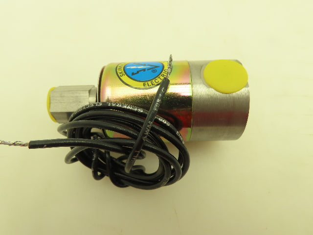 Honeywell Skinner V5D38570 Solenoid Valve 3-Way NC 120V 75 PSI 1/4" NPT