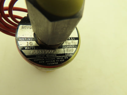 Honeywell Skinner V5D31950 Solenoid Valve 3-Way NC 24VDC 75 PSI 1/8" NPT
