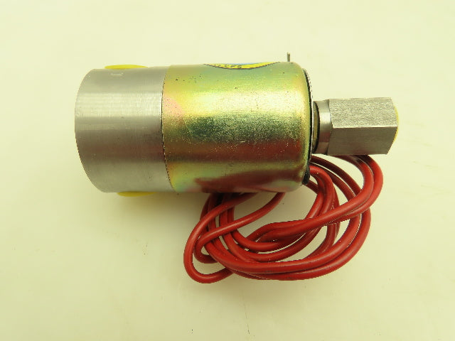 Honeywell Skinner V5D31950 Solenoid Valve 3-Way NC 24VDC 75 PSI 1/8" NPT