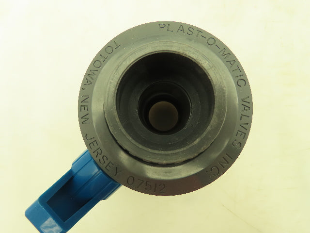 Plast-o-matic MBV125EPS True Blue 1-1/4" NPT Socket True Union Ball Valve EPDM