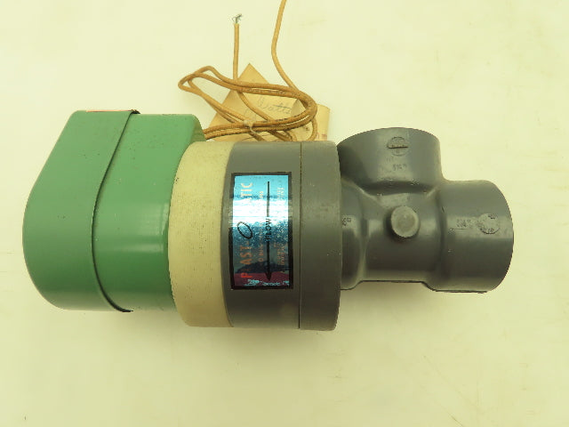 Plast-o-matic DAS7B32G58 Solenoid Valve 2 Way NC 120V 40 PSI 1-1/4" NPT