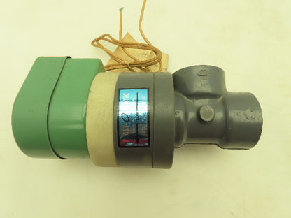 Plast-o-matic DAS7B32G58 Solenoid Valve 2 Way NC 120V 40 PSI 1-1/4" NPT