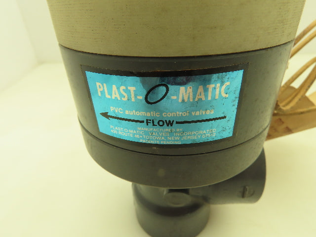 Plast-o-matic DAS7B32G58 Solenoid Valve 2 Way NC 120V 40 PSI 1-1/4" NPT