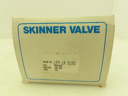 Honeywell Skinner LP5LR5150N Solenoid Valve 3-Way NC 125V 5-150 PSI 3/4" NPT