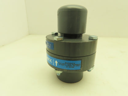 Plast-o-matic VB075V-PV Vacuum Breaker 3/4" NPT Viton Seals PVC