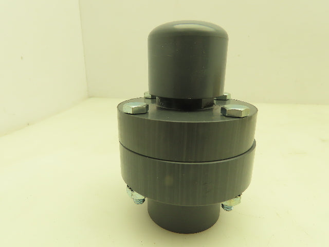 Plast-o-matic VB075V-PV Vacuum Breaker 3/4" NPT Viton Seals PVC