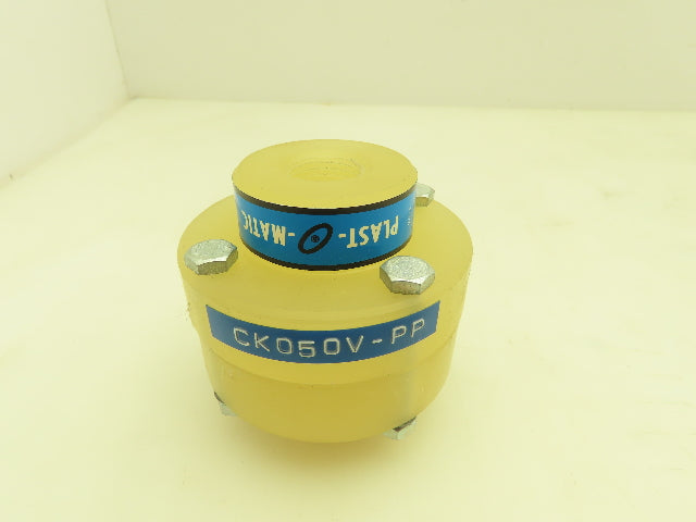 Plast-o-matic CK050V-PP Check Valve 1/2" NPT