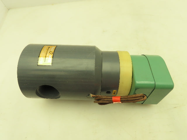 Plast-o-matic EAS7V32G58 Solenoid Valve 2-Way NC 120V 40 PSI 1-1/4" NPT