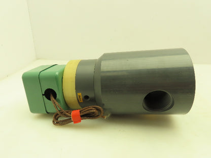 Plast-o-matic EAS7V32G58 Solenoid Valve 2-Way NC 120V 40 PSI 1-1/4" NPT