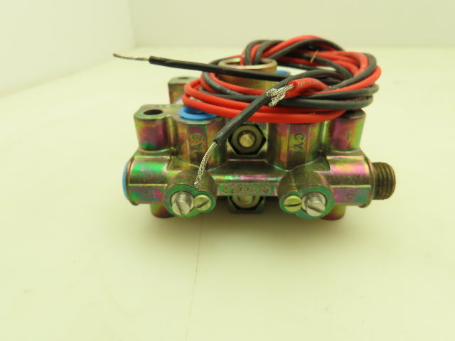 Honeywell Skinner V933LEH2050 Solenoid Valve 4-Way NC 120V 50 PSI 1/4" NPT