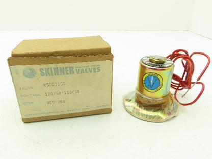 Honeywell Skinner V5D63650 Solenoid Valve 120V 3000 PSI Flange Mount