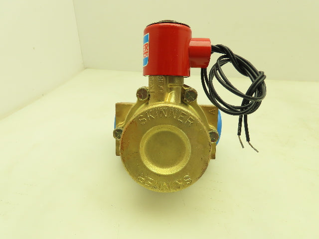 Skinner 2LF2HB8127 Lancer Solenoid Valve 2-Way NC 120V 5-125PSI 1-1/2" NPT