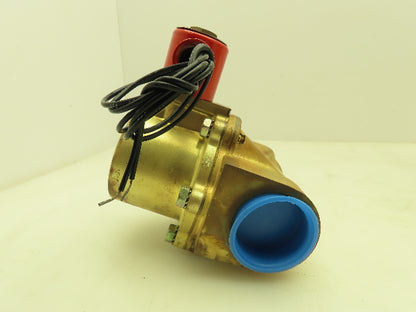 Skinner 2LF2HB8127 Lancer Solenoid Valve 2-Way NC 120V 5-125PSI 1-1/2" NPT