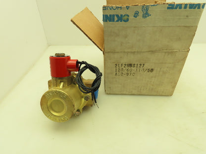 Skinner 2LF2HB8127 Lancer Solenoid Valve 2-Way NC 120V 5-125PSI 1-1/2" NPT