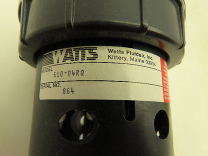 Watts 610-04RQ Pneumatic Air Reservoir Assembly 1/2" NPT 150 PSI