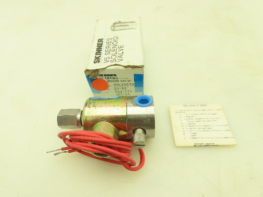 Honeywell Skinner V5L23270 Solenoid Valve 3-Way NC On/Off 120V 150 PSI 1/4"NPT